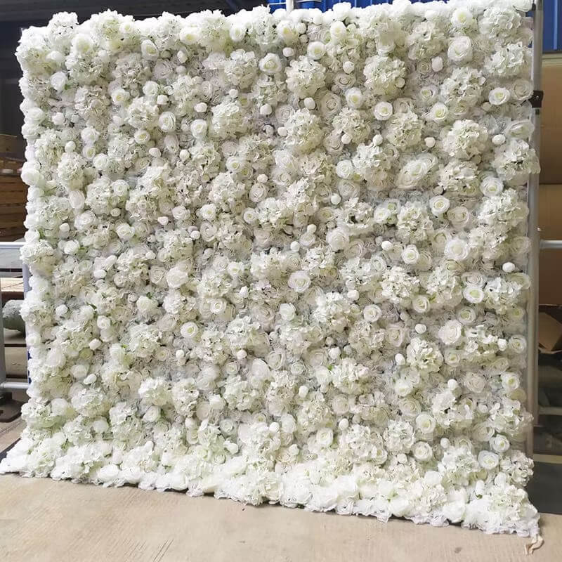 The Timeless Elegance of White Rose Flower Walls: Perfect for Every Special Occasion